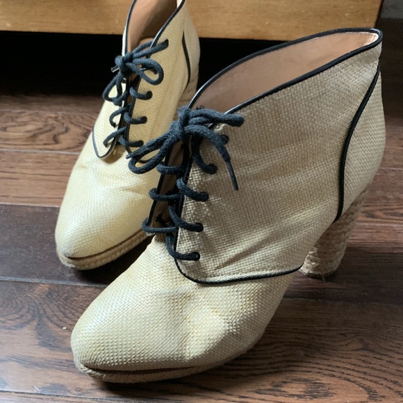 Loeffler Randall Nadia espadrille Laceup Booties - Picture 7 of 7